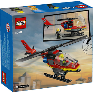 レゴジャパン LEGO シティ 60411 消防レスキューヘリコプター 60411ｼﾖｳﾎﾞｳﾚｽｷﾕ-ﾍﾘｺﾌﾟﾀ--イメージ4