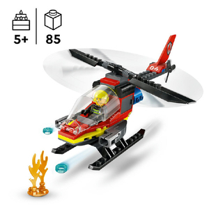レゴジャパン LEGO シティ 60411 消防レスキューヘリコプター 60411ｼﾖｳﾎﾞｳﾚｽｷﾕ-ﾍﾘｺﾌﾟﾀ--イメージ6