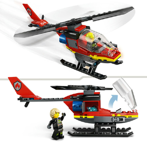 レゴジャパン LEGO シティ 60411 消防レスキューヘリコプター 60411ｼﾖｳﾎﾞｳﾚｽｷﾕ-ﾍﾘｺﾌﾟﾀ--イメージ7