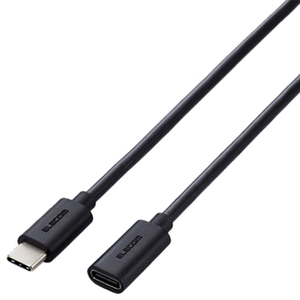 エレコム USB Type-C(TM)延長ケーブル(USB2．0) 2．0m ブラック MPA-ECC20BK-イメージ1