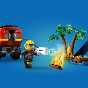 レゴジャパン LEGO シティ 604124 WD消防車とレスキューボート 604124WDｼﾖｳﾎﾞｳｼﾔﾄﾚｽｷﾕ-B-イメージ7