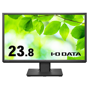 I・Oデータ 23．8型ワイド液晶ディスプレイ ブラック LCD-DF241EDB-F-イメージ1