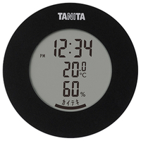 タニタ デジタル温湿度計 ブラック TT-585-BK
