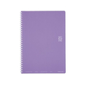 コクヨ ソフトリングノート(ドット入罫線) セミB5 紫 FCC0753-ｽ-SV301BT-V