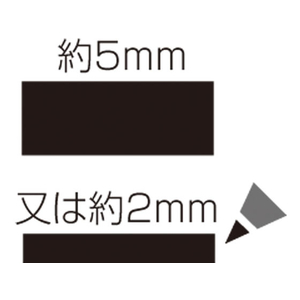 シヤチハタ 乾きまペン 油性 太字・角芯 12色セット F125953-199NK-12S-イメージ3