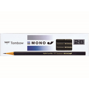 トンボ鉛筆 鉛筆モノJ 2B 12本 2B1ダース(12本) F896735-MONO-J2B-イメージ1