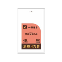 日本サニパック ニオワイナ消臭袋 白半透明 45L 10枚 FCT9802-375546