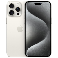 Apple SIMフリースマートフォン iPhone 15 Pro Max 256GB ホワイトチタニウム MU6Q3J/A