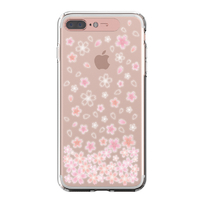 LIGHT UP CASE iPhone 8 Plus/7 Plus用Soft Lighting Clear Case Flower Cherry Blossom LU11307I8P