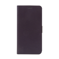 Zenus iPhone XS/X用Metallic Diary ダークバイオレット Z10313I8