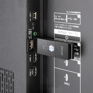 BUFFALO USB3．2(Gen1) ポータブルSSD(500GB) ブラック SSD-PUTVB500U3-B-イメージ2