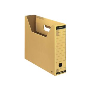 コクヨ ファイルボックス-FS〈Tタイプ〉A4 背幅75mm クラフト色 1冊 F805175-A4-SFT-イメージ1