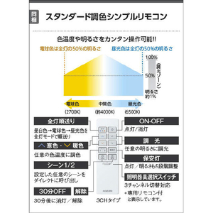 KOIZUMI ～12畳 LEDシーリングライト BH181202K-イメージ2
