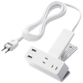 エレコム USB-Aポート付きクリップタップ ホワイト T-U05-3225WH