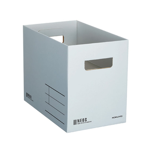 コクヨ 収納ボックス〈NEOS〉A4 Mサイズ ホワイト F031029-A4-NEMB-W-イメージ1