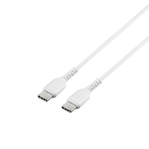 BUFFALO USB2．0ケーブル(Type-C to Type-C) 3．0m ホワイト BSMPCCC130WH-イメージ1