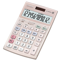 カシオ 本格実務電卓 ジャストサイズ ピンク JS-20WKA-PK-N