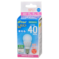 オーム電機 LED電球 E17口金 全光束525lm(4．2W小形電球タイプ) 昼光色相当 LDA4D-G-E17 IS22