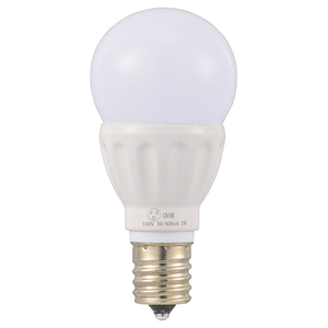 オーム電機 LED電球 E17口金 全光束525lm(4．2W小形電球タイプ) 昼光色相当 LDA4D-G-E17 IS22-イメージ2