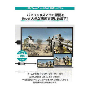 INOVA USB Type-C to HDMI変換ケーブル 3R-CMH02-イメージ6