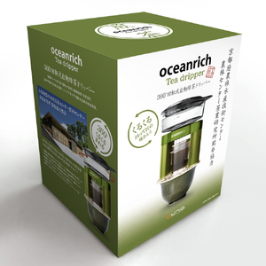 オーシャンリッチ 回転式緑茶ドリッパー 煎茶モデル oceanrich グリーン UQ-ORS3UJI-イメージ4