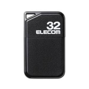 エレコム 小型USB2．0メモリ(32GB) ブラック MF-SU2B32GBK-イメージ2