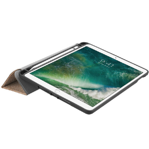 aglow iPad 9．7インチ 2017/2018年モデル用アップルペンシル収納付きケース ピンク IQ-IP2018-PK-イメージ6