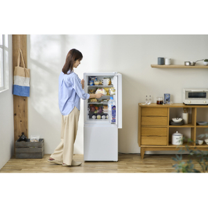 アイリスオーヤマ 【右開き】133L 2ドア冷蔵庫 ホワイト IRSD-13A-W-イメージ8