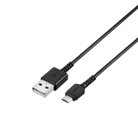 BUFFALO USB2．0ケーブル(Type-A to microB) 1．0m ブラック BSMPCMB110BK