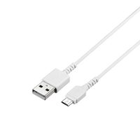 BUFFALO USB2．0ケーブル(Type-A to microB) 1．0m ホワイト BSMPCMB110WH