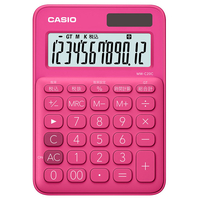 カシオ カラフル電卓 ビビッドピンク MW-C20C-RD-N