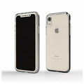 motomo iPhone XR用INFINITY CLEAR CASE ブラック MT14346I61