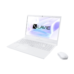 NEC ノートパソコン e angle select LAVIE N15 パールホワイト PC-N1555CAW-E3-イメージ5