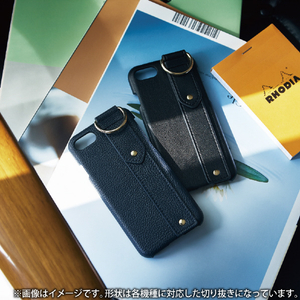 エレコム Galaxy A54 5G用オープンソフトレザーケース イタリアン(Coronet) ブラック PM-G233PLOILBK-イメージ7
