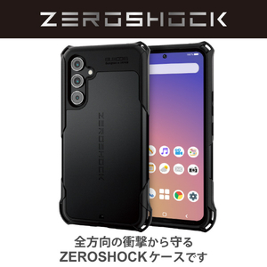 エレコム Galaxy A54 5G用ケース ZEROSHOCK ブラック PM-G233ZEROBK-イメージ2