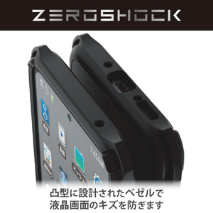 エレコム Galaxy A54 5G用ケース ZEROSHOCK ブラック PM-G233ZEROBK-イメージ6