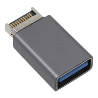 アイネックス フロントUSB Type-Cヘッダー - USB3．0 Aメス変換アダプタ USB-026