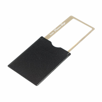 ケンコー 極薄カード型拡大鏡ストッパー付き ゴールド KTL015NGD