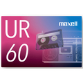 マクセル 録音用カセットテープ 60分 1巻 URシリーズ UR60N
