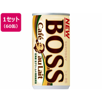 サントリー BOSS(ボス) カフェオレ 185g×60缶 F294593