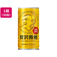 サントリー BOSS(ボス) 贅沢微糖 185g×30缶 1箱(30缶) F294594