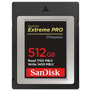 サンディスク エクストリームプロ CFexpress Type B カード 512GB SDCFE-512G-JN4NN-イメージ1
