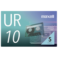 マクセル 録音用カセットテープ 10分 5巻 URシリーズ UR10N5P