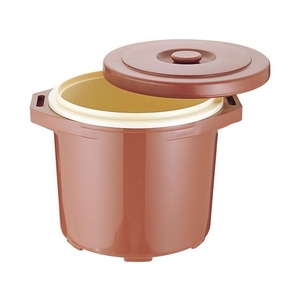 プラスチック保温食缶 ご飯用 小 DF-R2 FCL5410-030103002-イメージ1