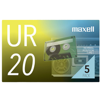 マクセル 録音用カセットテープ 20分 5巻 URシリーズ UR20N5P