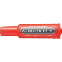 三菱鉛筆 ホワイトボードマーカー 太字 赤 F034371-PWB7M.15