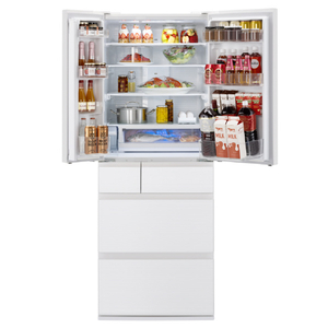 パナソニック 600L 6ドア冷蔵庫 アルベロオフホワイト NR-F609HPX-W-イメージ2