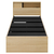 アイリスオーヤマ スライド扉収納ベッド シングル LDKシリーズ ナチュラル/ブラック SDBSﾅﾁﾕﾗﾙ/ﾌﾞﾗﾂｸ-イメージ2