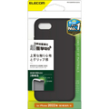 エレコム iPhone SE(第3世代)/SE(第2世代)/8/7用ハイブリッドケース シリコン カラータイプ ブラック PM-A22SHVSCCBK