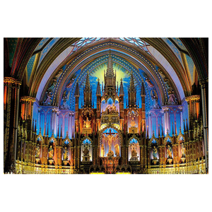 やのまん ジグソーパズル 1000ピース 煌めきの聖堂(モントリオール・ノートルダム大聖堂) 10-1377 YM101377ﾉ-ﾄﾙﾀﾞﾑﾀﾞｲｾｲﾄﾞｳ-イメージ1
